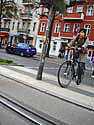 Cyclist Crossing, Prenzlauer Allee Kopie