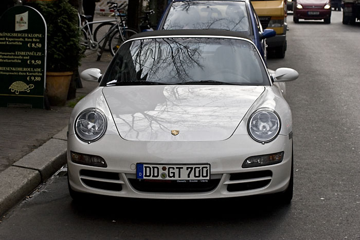Porsche in Charlottenburg Kopie