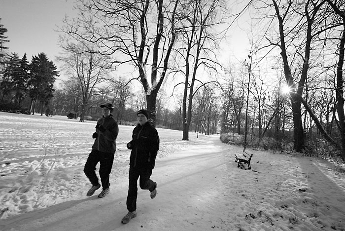 jogger in zehlendorf, januar 2009 Kopie