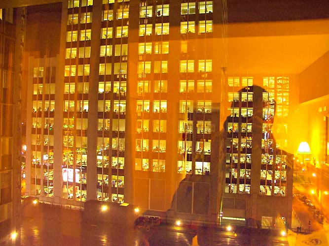 Blick aus dem Hotelfenster in Bruessel, November 2008 Kopie