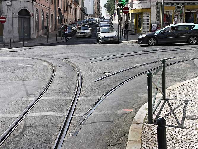 Tramway Archeology, Lisbon, death rails Kopie