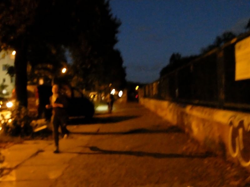 Abendliches Jogging am Humboldthain