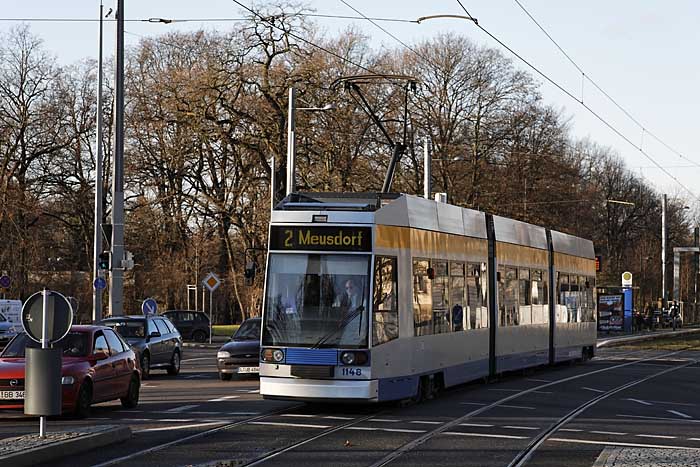 Linie 2 nach Meusdorf