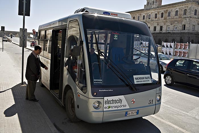 Gratisbus 51 in Syrakus Ortigia Kopie