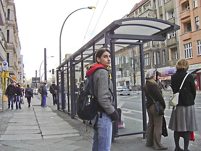Tramhaltestelle, Eberswalder Strasse Kopie