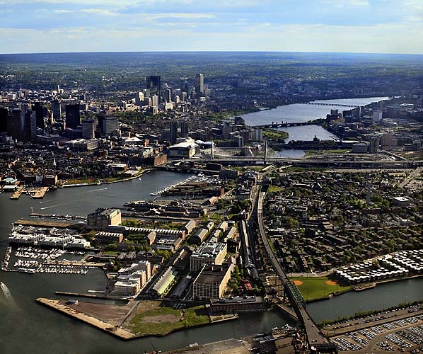 Window Seat: Blick auf Boston