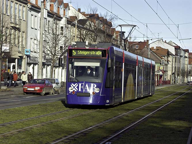 Tram in Erfurt Kopie