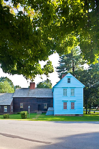 blaues haus in old deerlfield Kopie