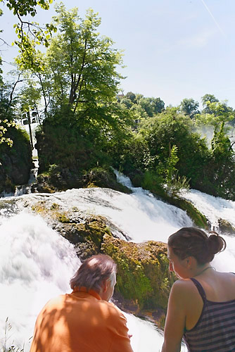 Aussichtspunkt am Rheinfall Kopie