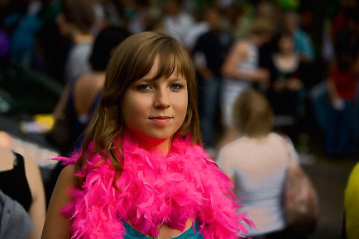 Maedchenportrait auf dem CSD Kopie