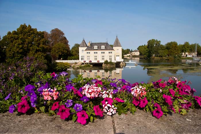 Ufer des Loir  in La 'Fleche Kopie