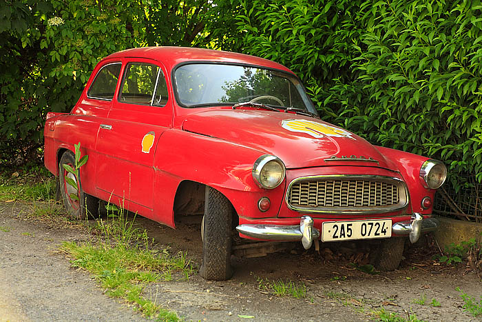 Classic Skoda in Prague, June 2010 Kopie