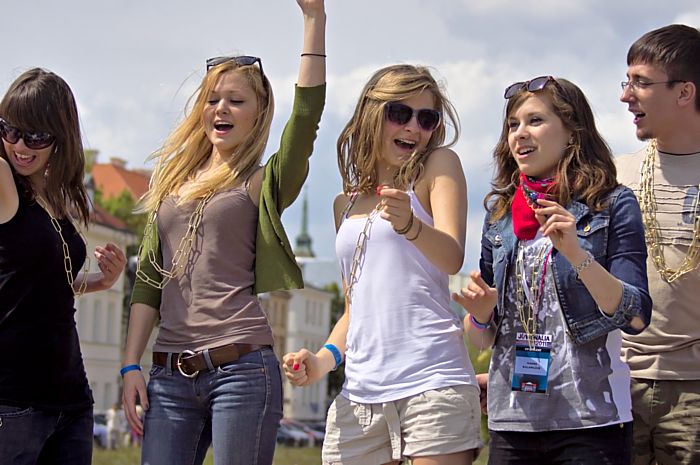 Froehliche Girls tanzen bei den Juvenalia_DSC0758