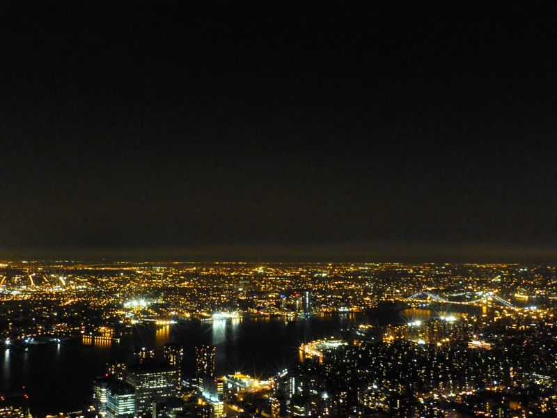 Naechtlicher Blick vom Empire State BuildingP1000516