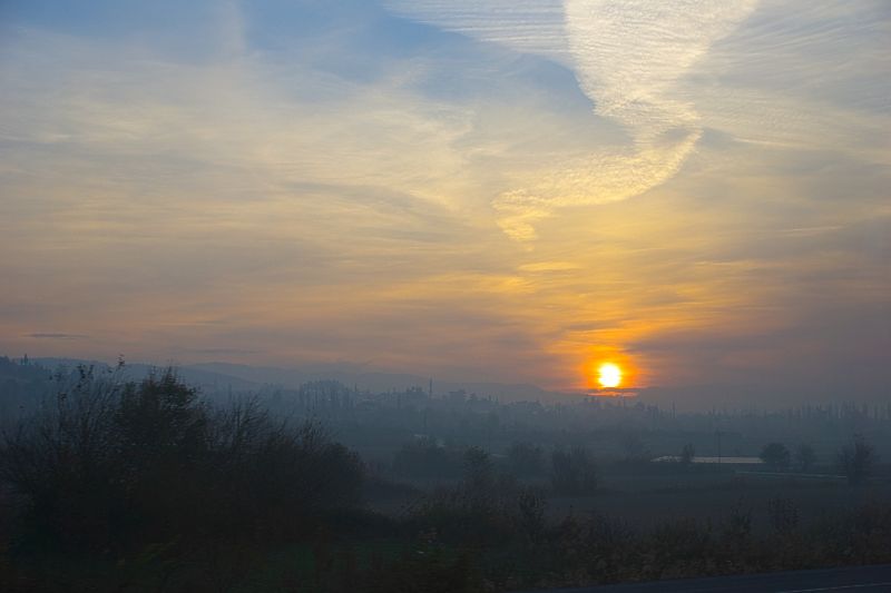 Morgengrauen bei Denizli