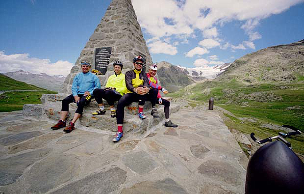 Unsere tapferen Jungs auf dem Gaviapass