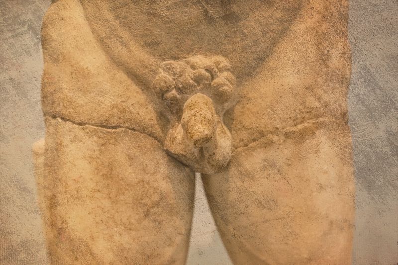 Satyr mit Baby Dionysos