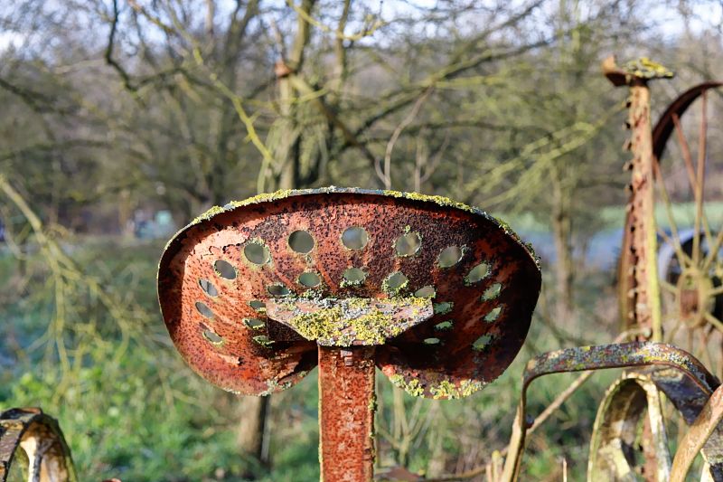 Sitz einer landwirtschaftlichen Maschine, Heiligenstein