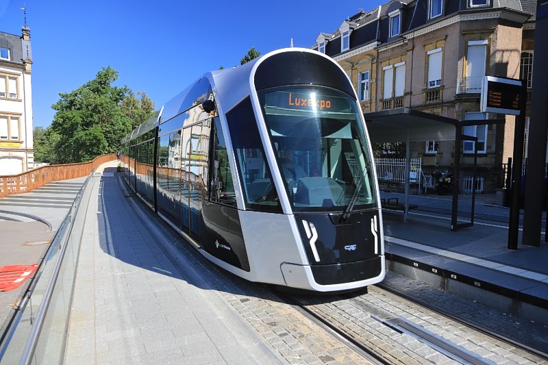 Tram in Luxemburg #0280