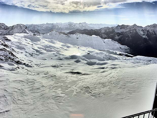 An der Bergstation des Sessellifts