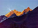 Abenddämmerung bei Zermatt